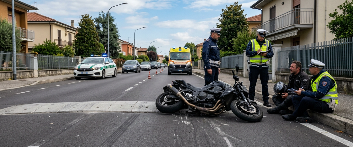 Motociclista cade per un dosso non segnalato: Comune condannato 